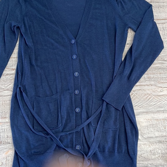 BCBG Maxazria Cardigan (navy) - Picture 2 of 3